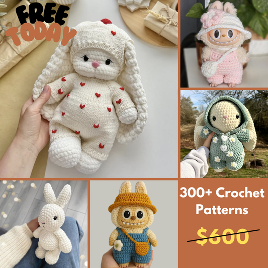300+ Amigurumi Patterns (FREE TODAY)