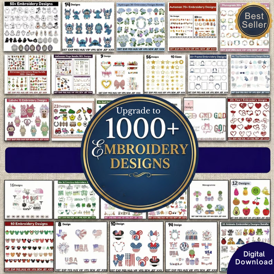 Embroidery Designs Bundle